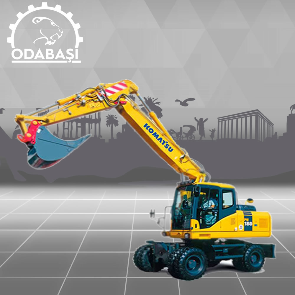 KOMATSU Lastikli Ekskavat�r